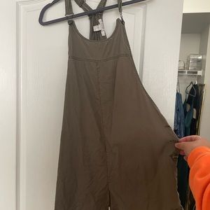 Forever 21 Army Green Overalls